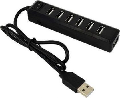 Lamtech USB Hub 7-Port Black