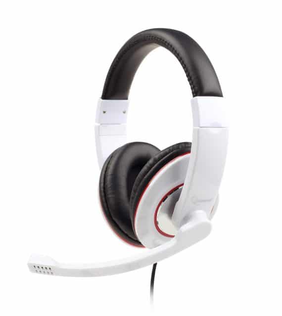 Gembird Mhs-001-gw Stereo Headset Glossy White