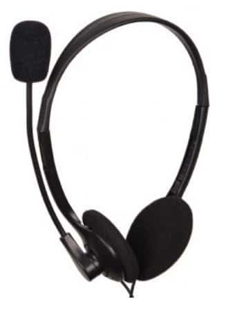 Gembird Mhs-123 Stereo headset with volume control black color