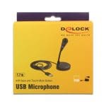 Delock USB μικρόφωνο 65868 με βάση και mute button