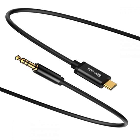 Baseus M01 Type-C To 3.5mm Cable 120cm Black
