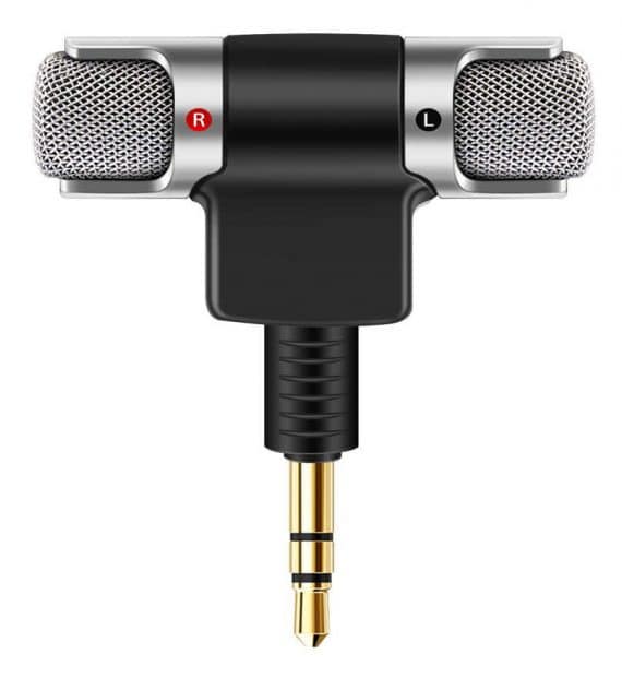 Powertech mini μικρόφωνο CAB-J041, stereo, 3.5mm