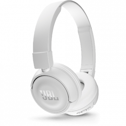 JBL Tune 500BT, OnEar Bluetooth Headphones With Earcup Controls White