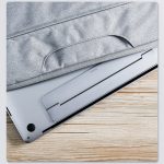 Baseus self-adhesive aluminum laptop stand slim and thin dark gray (SUZC-0G)