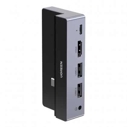 Ugreen 5in1 USB Type C Multifunctional HUB USB Typ C 3.2 Gen 1 Power Delivery 100 W gray (CM317 70688)