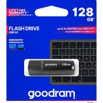 GOODRAM USB Flash Drive UMΜ3 1280K0R11, 128GB, USB 3.0, μαύρο