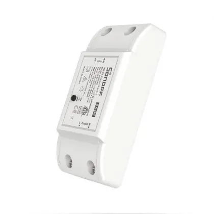 SONOFF Smart Διακόπτης BASICR2, Wifi, 10A, λευκός (M0802010001)