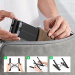 Ugreen X-Kit foldable laptop stand HUB USB Type C - 2x USB 3.2 Gen 1 / HDMI 4K 30 Hz 3D / SD and microSD card reader black (80551) - Image 5