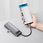 Baseus Metal Gleam 9 σε 1 πολυλειτουργικό HUB USB Type C (CAHUB-CU0G) - Image 6
