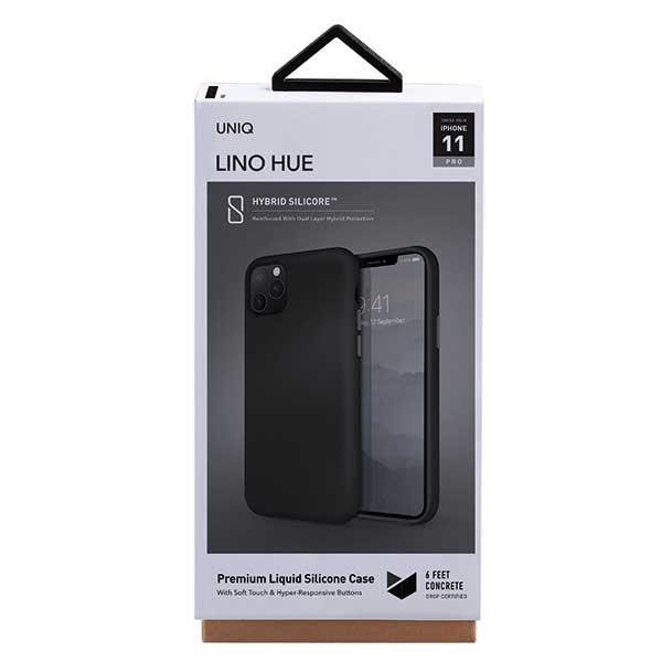 UNIQ Lino Hue - θήκη για Apple iPhone 11 Pro - Μαύρο - Image 4