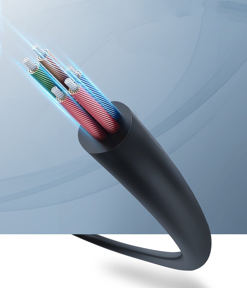 Ugreen AUX splitter cable 3.5 mm mini jack (female) - 2x 3.5 mm mini jack (male - microphone and headphones) black (AV140 20899) - Image 8