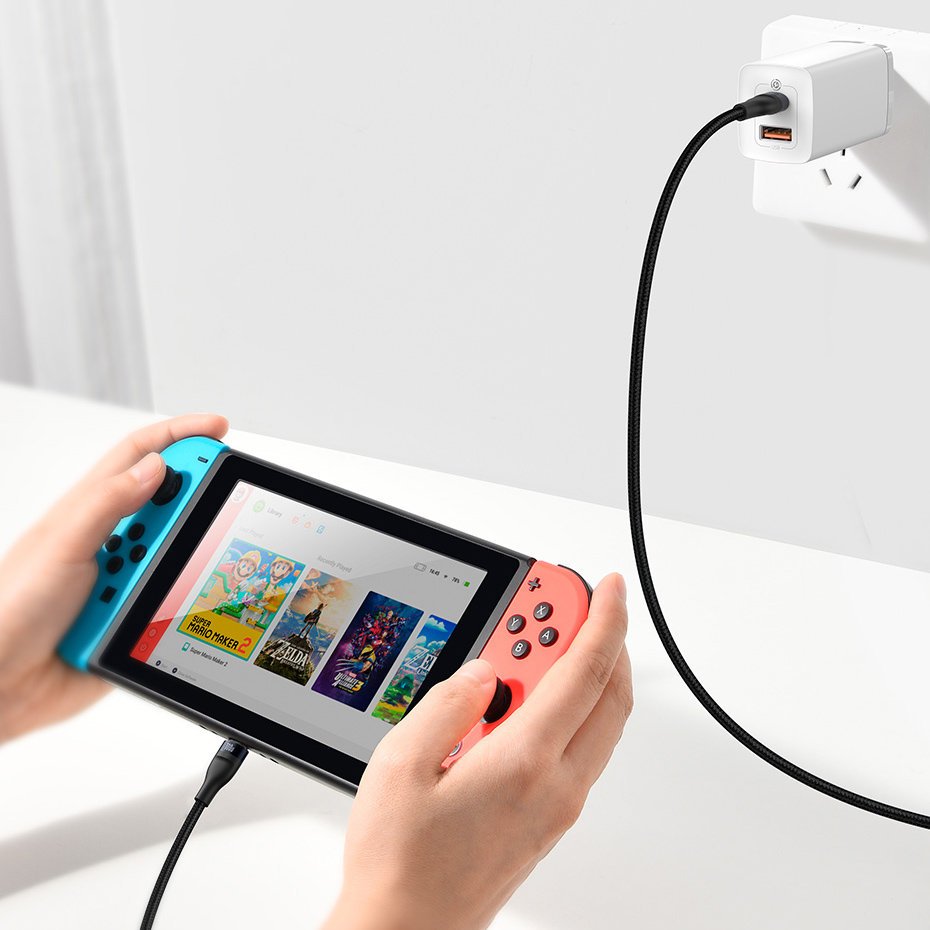 Baseus Flash Series 2in1 USB Typ C - USB Typ C / Lightning fast charging cable Power Delivery Quick Charge 100 W 1,2 m black (CA1T2-F01) - Image 17