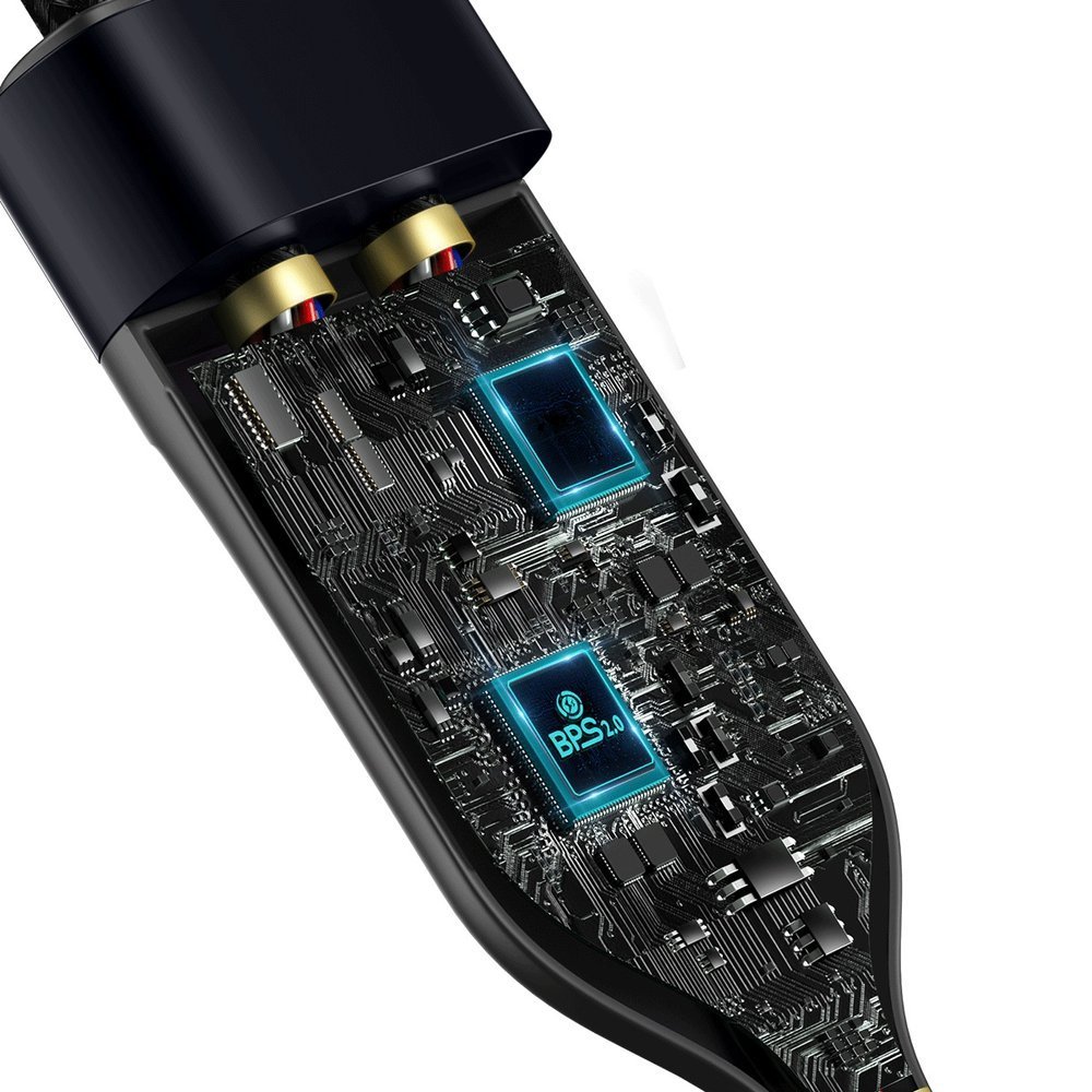Baseus Flash Series 2in1 USB Typ C - USB Typ C / Lightning fast charging cable Power Delivery Quick Charge 100 W 1,2 m black (CA1T2-F01) - Image 3