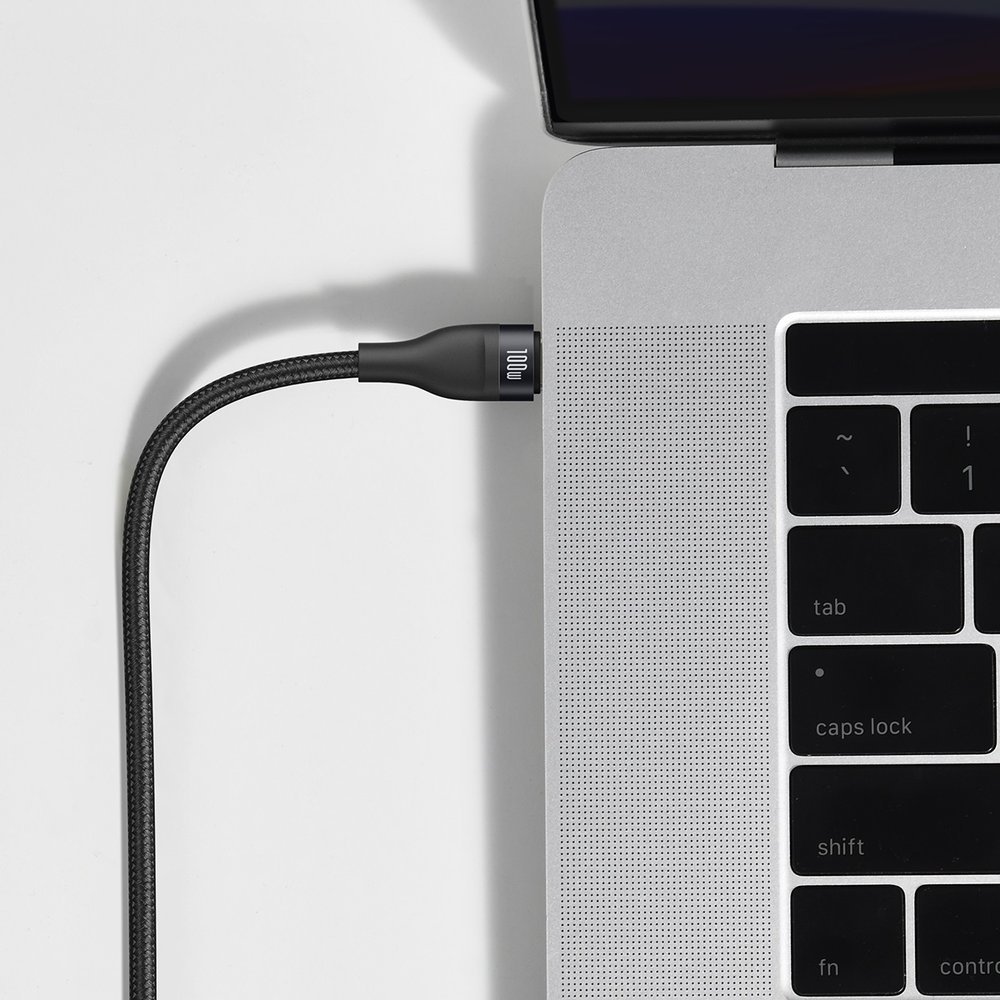 Baseus Flash Series 2in1 USB Typ C - USB Typ C / Lightning fast charging cable Power Delivery Quick Charge 100 W 1,2 m black (CA1T2-F01) - Image 8