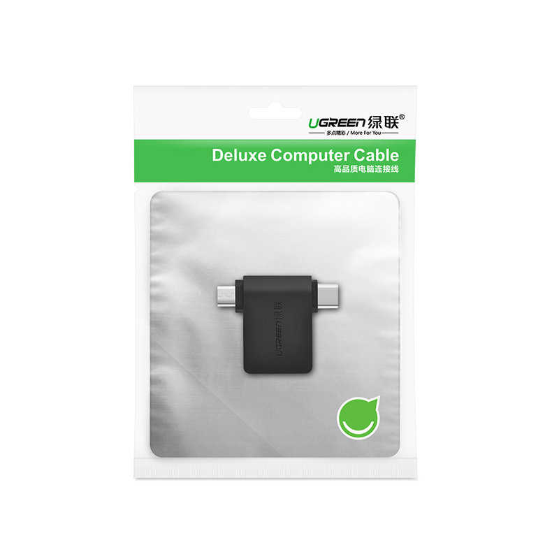 Ugreen adapter OTG USB USB 3.2 Gen 1 (5Gbps) - USB Type C / micro USB Μαύρο (30453) - Image 5