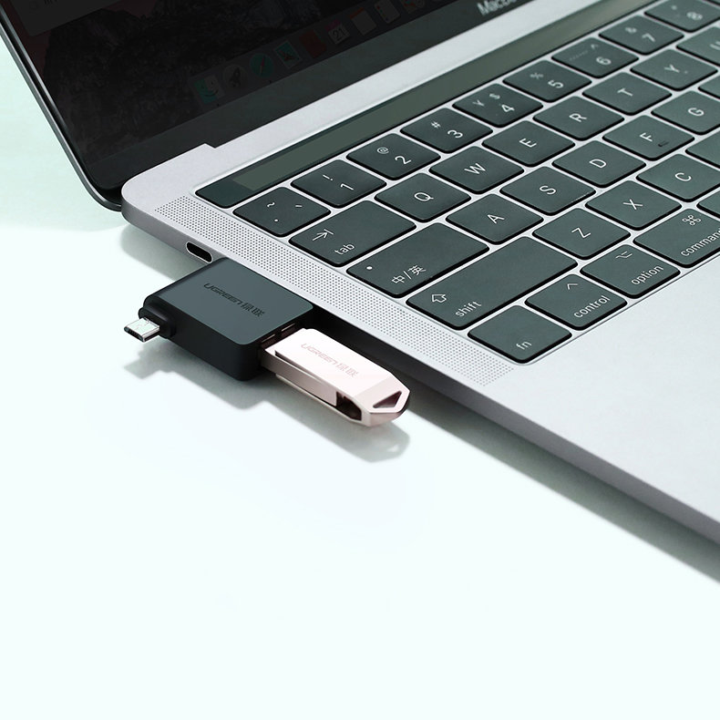Ugreen adapter OTG USB USB 3.2 Gen 1 (5Gbps) - USB Type C / micro USB Μαύρο (30453) - Image 7