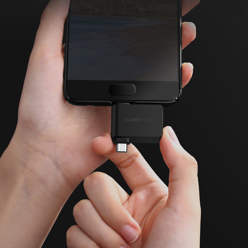 Ugreen adapter OTG USB USB 3.2 Gen 1 (5Gbps) - USB Type C / micro USB Μαύρο (30453) - Image 10