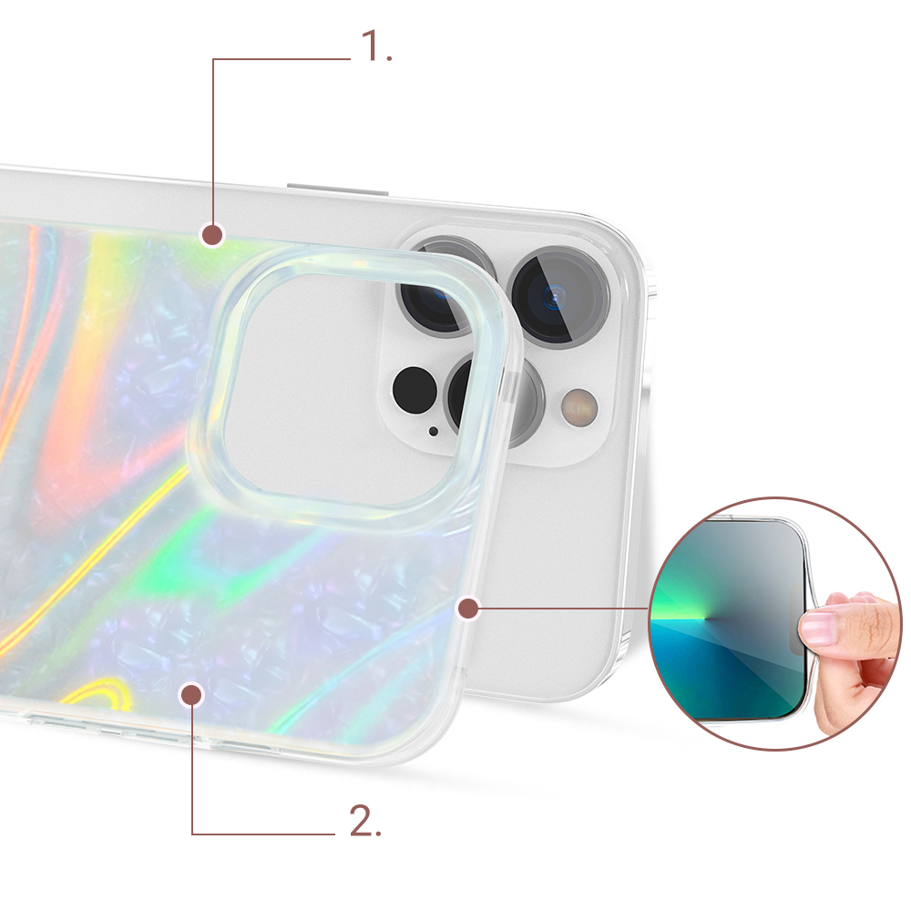 Kingxbar Shell - θήκη για Apple iPhone 13 Pro Max - Πολύχρωμο - Image 5