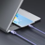 Baseus Crystal Shine Series cable USB cable for fast charging and data transfer USB Type A - USB Type C 100W 1.2m purple (CAJY000405) - Image 10