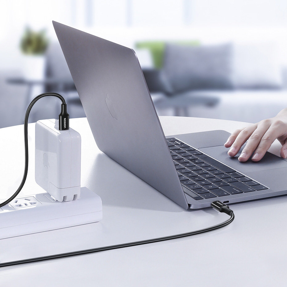 Ugreen cable USB Type C (male) to Type C (male) cable 1m white (US300) - Image 3
