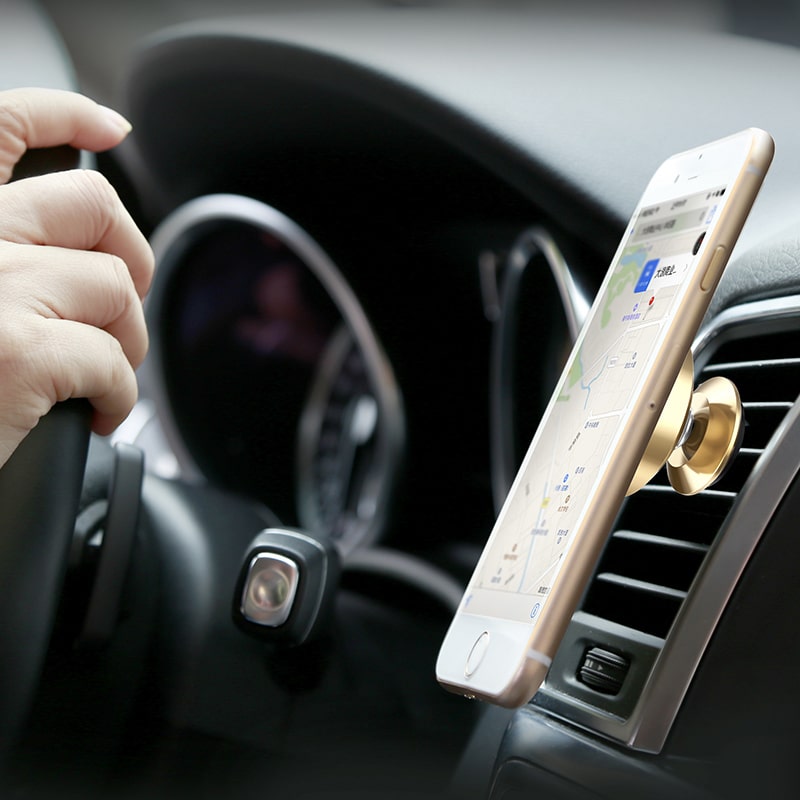 Baseus Small Ears Series Magnetic Air Vent Car Mount Μαύρο (SUER-A01) - Image 10