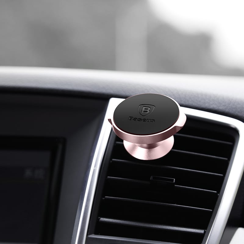 Baseus Small Ears Series Magnetic Air Vent Car Mount Μαύρο (SUER-A01) - Image 11