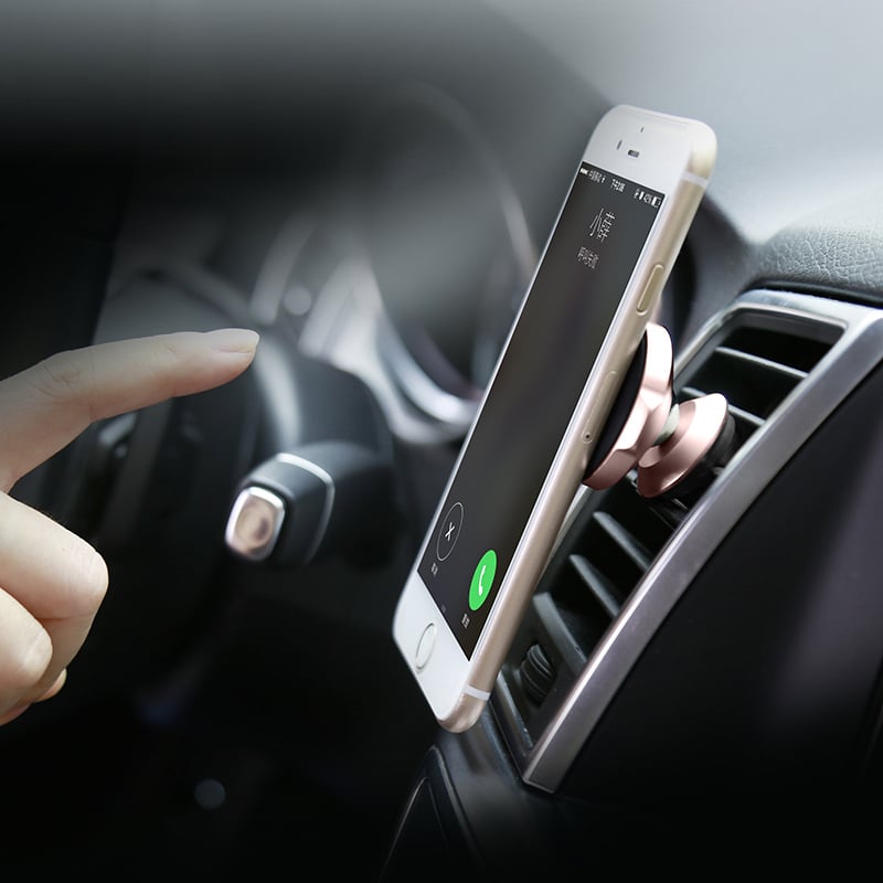 Baseus Small Ears Series Magnetic Air Vent Car Mount Μαύρο (SUER-A01) - Image 12