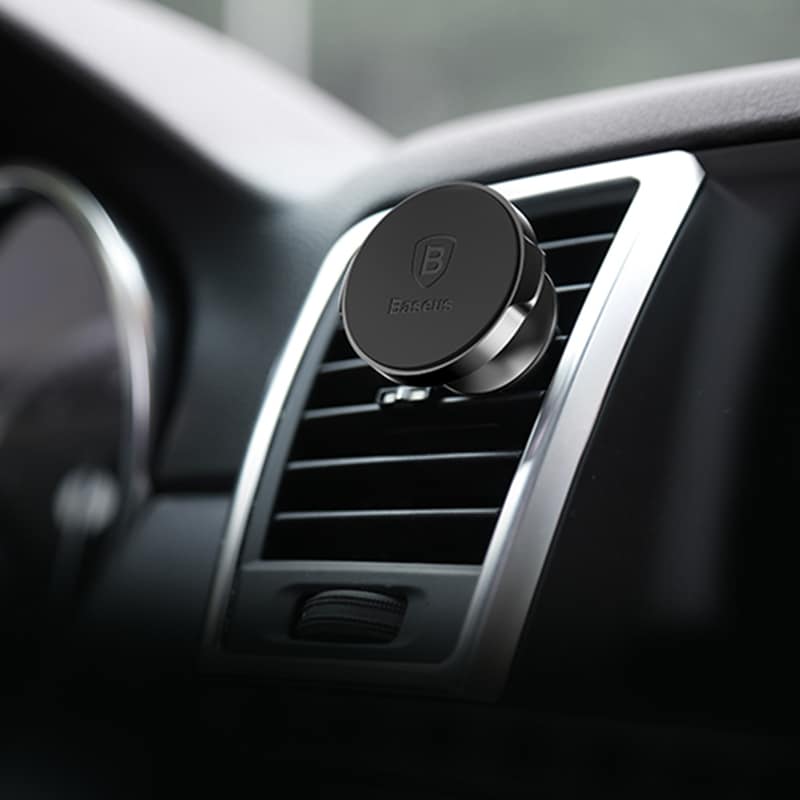 Baseus Small Ears Series Magnetic Air Vent Car Mount Μαύρο (SUER-A01) - Image 13