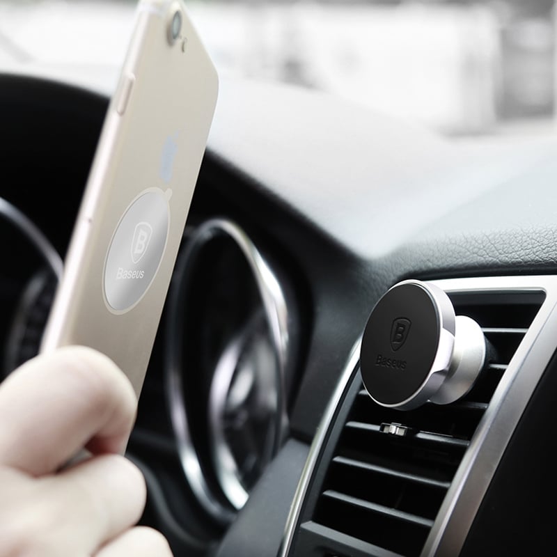 Baseus Small Ears Series Magnetic Air Vent Car Mount Μαύρο (SUER-A01) - Image 14