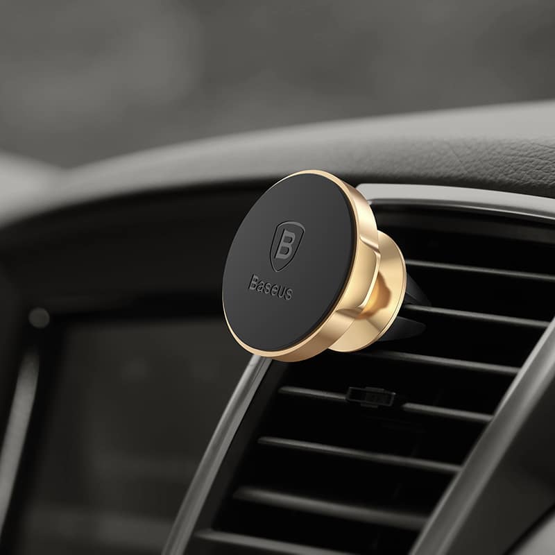 Baseus Small Ears Series Magnetic Air Vent Car Mount Μαύρο (SUER-A01) - Image 7