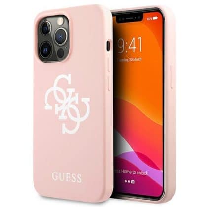 Guess Silicone - θήκη για Apple iPhone 13 Pro Max - Ροζ