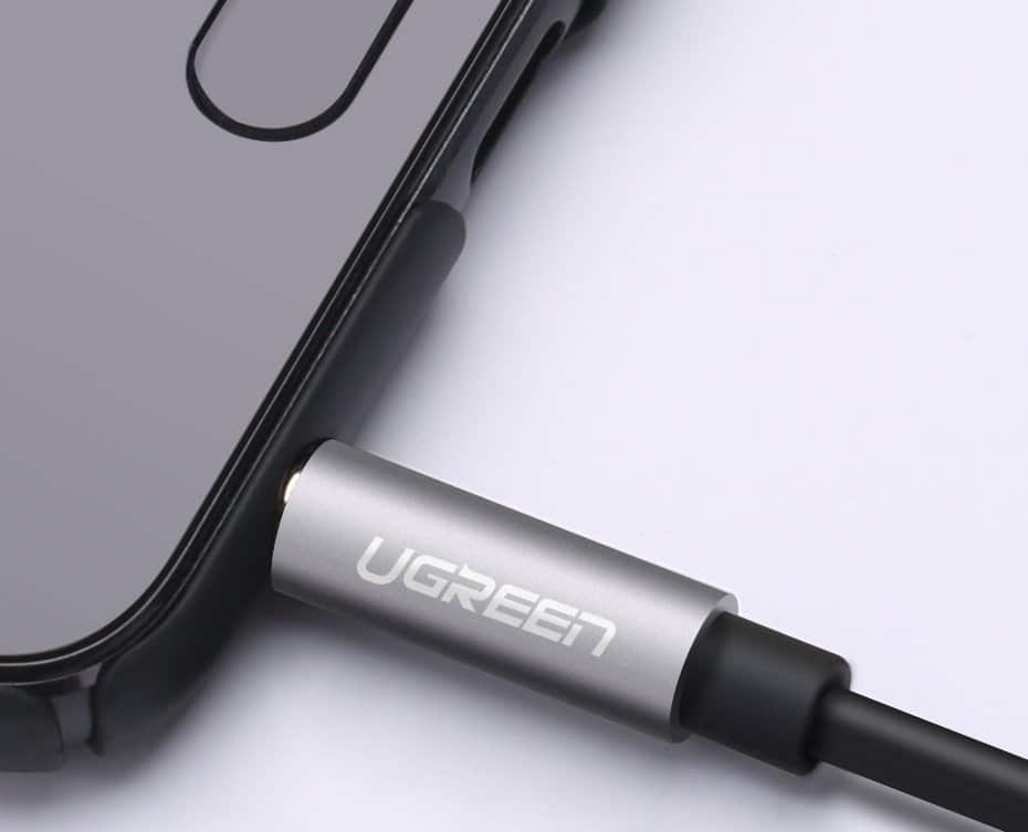 Ugreen cable 3.5 mm headphone splitter mini jack AUX 20cm (2 x audio output) silver (10532) - Image 10
