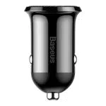 Baseus Grain Pro car charger 2x USB 4.8 A black (CCALLP-01) - Image 4