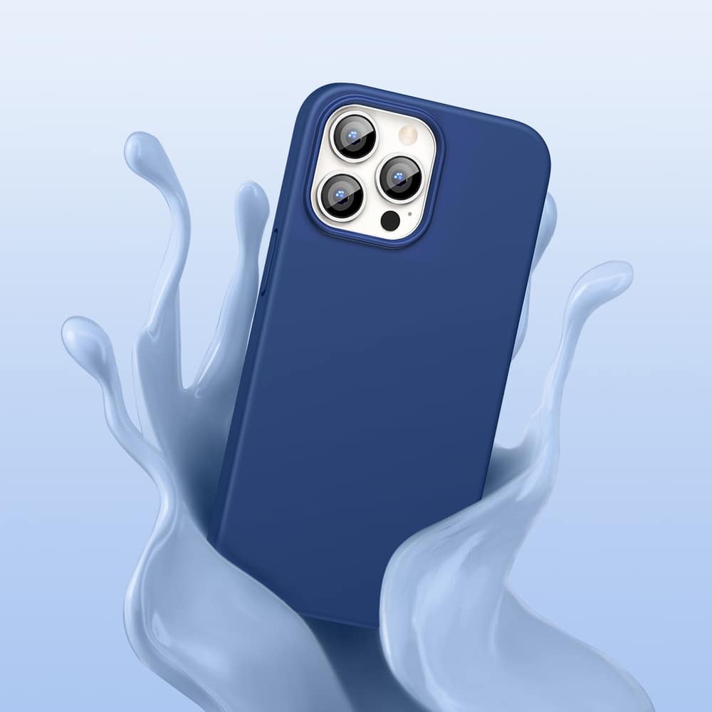 Ugreen Protective Silicone Case rubber - θήκη για Apple iPhone 13 Pro - Μπλε - Image 7