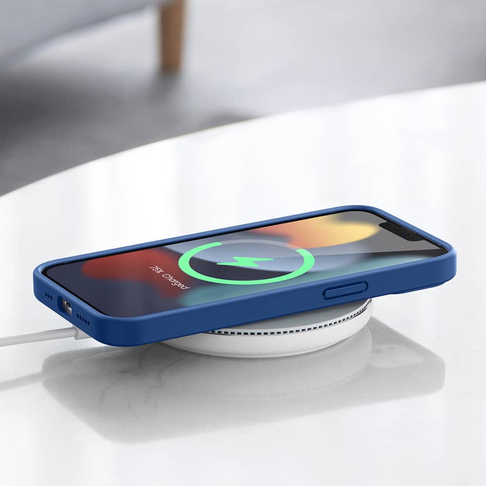 Ugreen Protective Silicone Case rubber - θήκη για Apple iPhone 13 Pro - Μπλε - Image 8