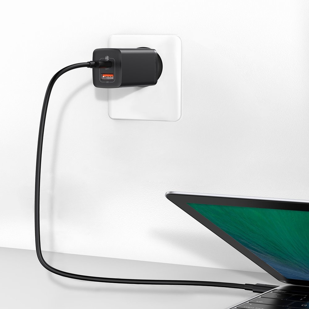 Baseus GaN2 Lite Φορτιστής Fast 65W USB / USB Type C, Μαύρος (CCGAN2L-B01) - Image 6