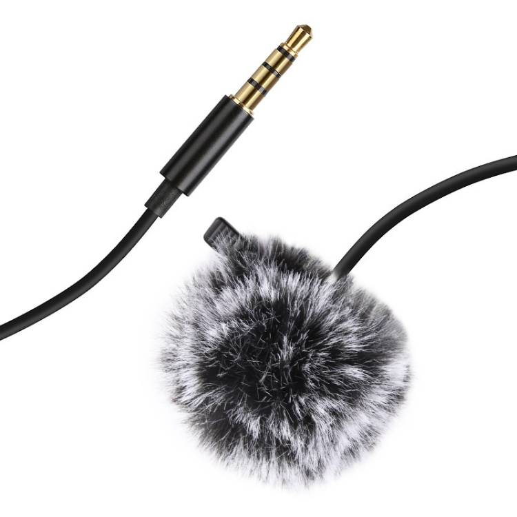 Puluz Jack Lavalier Wired Condenser μικρόφωνο 1.5m jack 3.5mm PU424 - Image 2