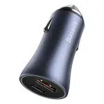 Baseus Golden Contactor Pro car charger, USB + USB-C, QC4.0+, PD, SCP, 40W (gray) - Image 6