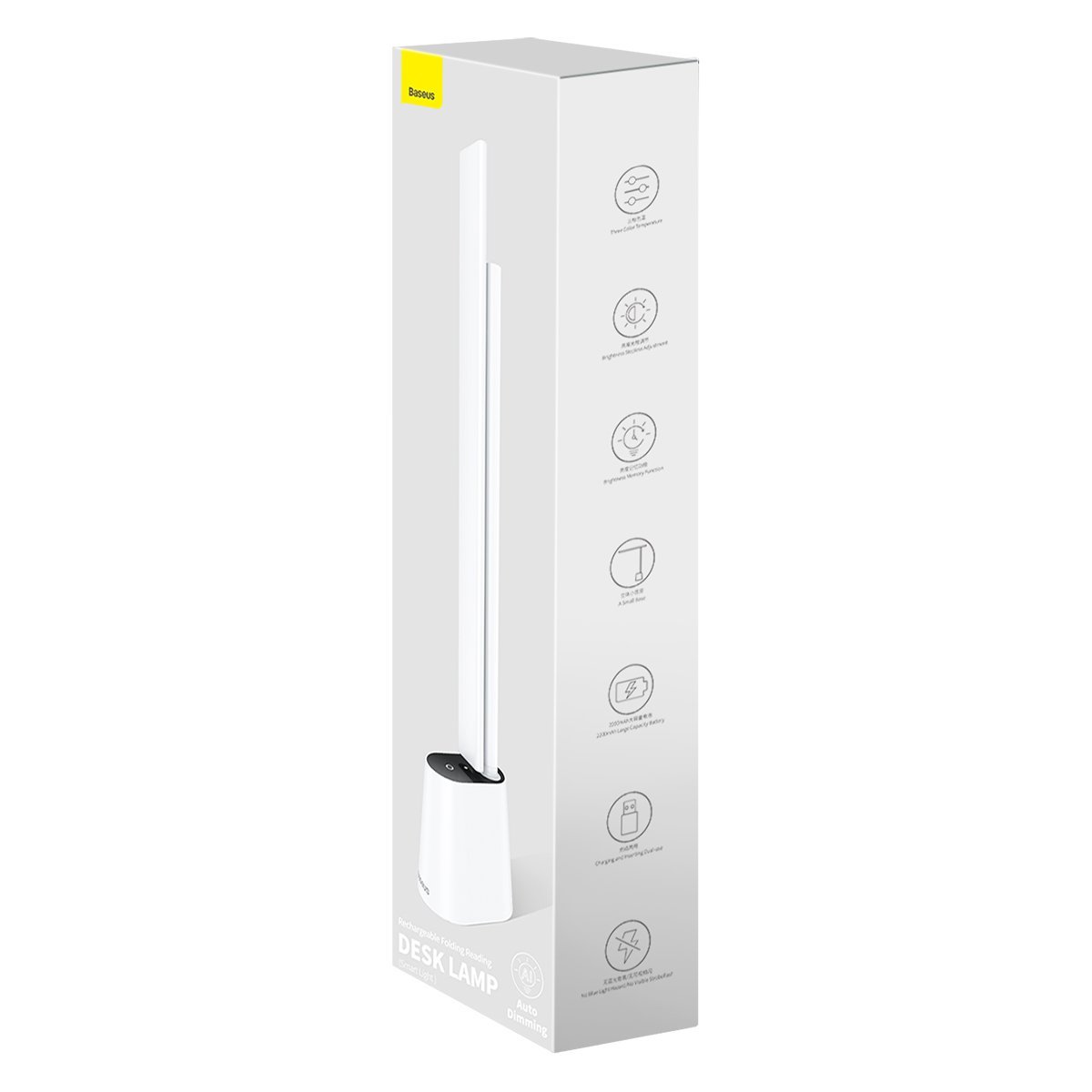 Baseus Smart Eye folding desk lamp rechargeable (white) - Image 11