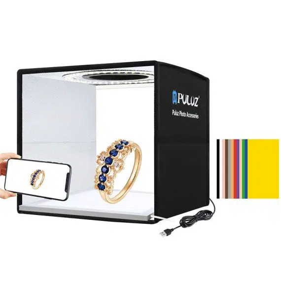 Puluz Photo studio με LED 25cm PKT3101B