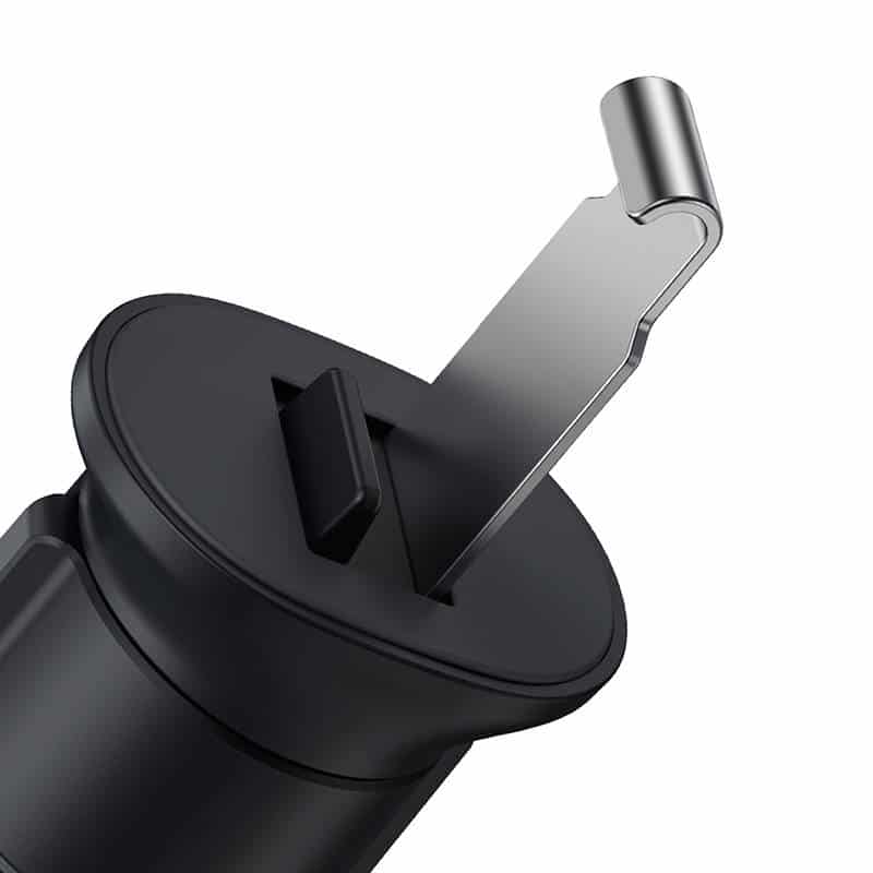 Baseus Metal Age II gravitational grip on the car grid - black - Image 5