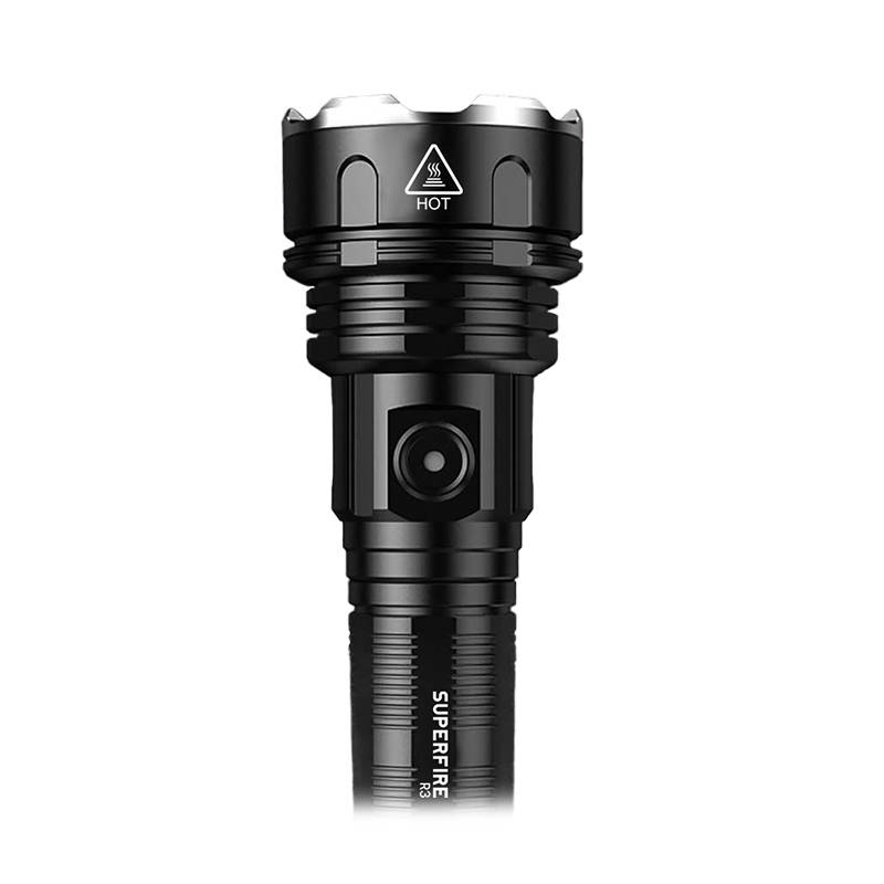 Superfire flashlight R3 P90, 2700lm, USB - Image 2