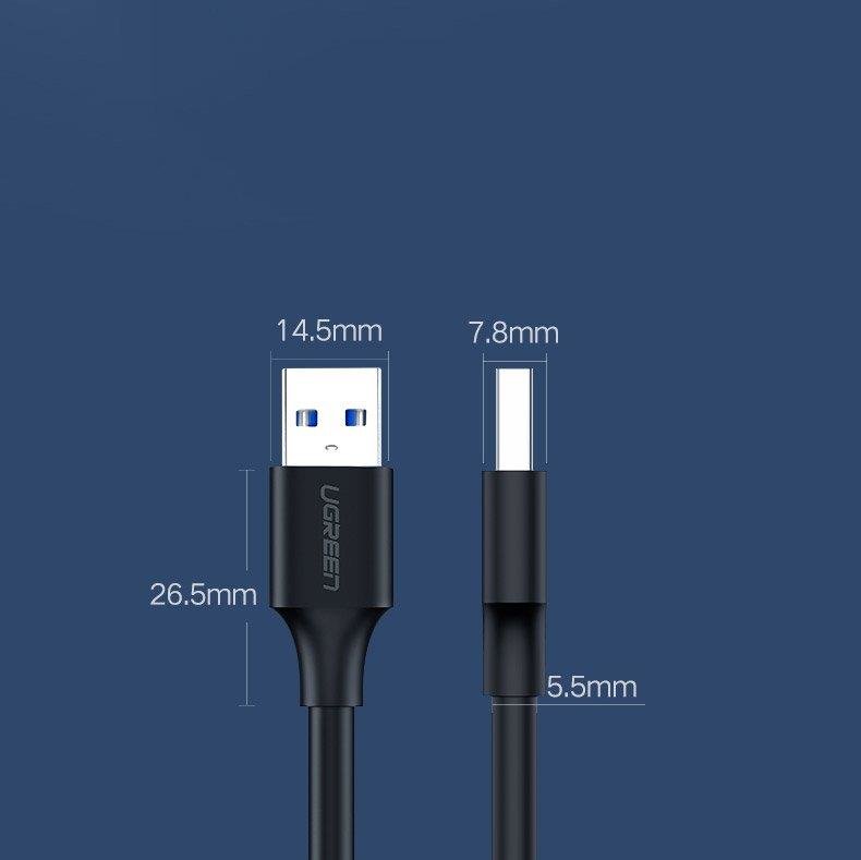 Ugreen cable USB 3.0 cable (male) - USB 3.0 (male) 2m Γκρί (10371) - Image 11