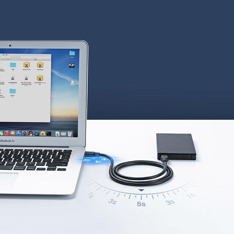 Ugreen cable USB 3.0 cable (male) - USB 3.0 (male) 2m Γκρί (10371) - Image 5