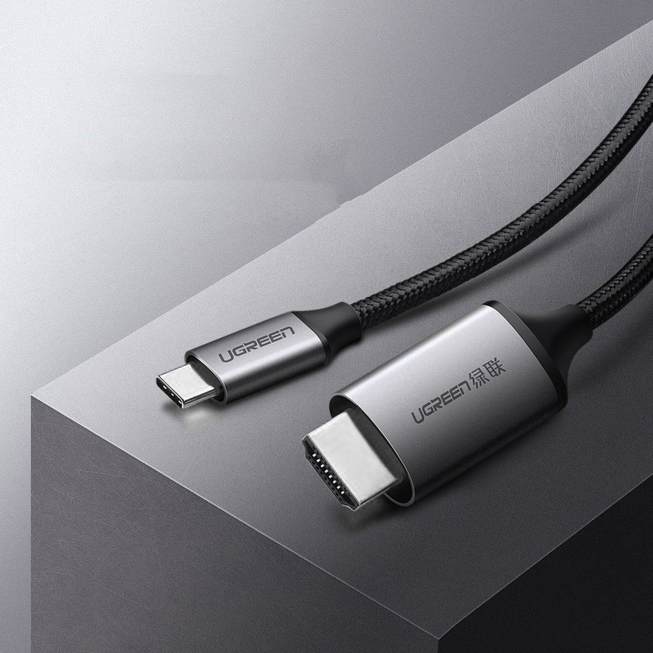 Ugreen cable HDMI cable - USB Type C 4K 60 Hz 1.5 m Μαύρο-Γκρί (MM142 50570) - Image 10