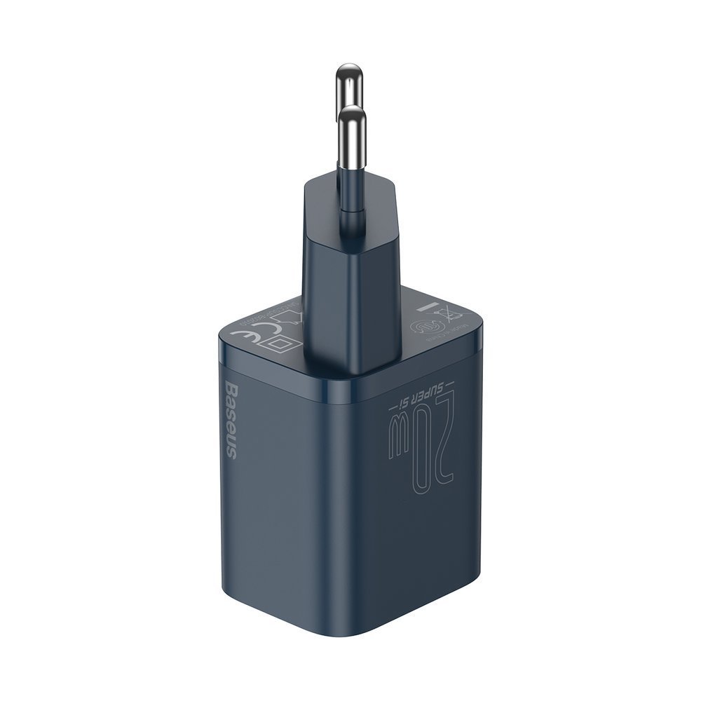 Baseus Super Si 1C fast charger USB Type C 20W Power Delivery + USB Type C - Lightning cable 1m blue (TZCCSUP-B03) - Image 3