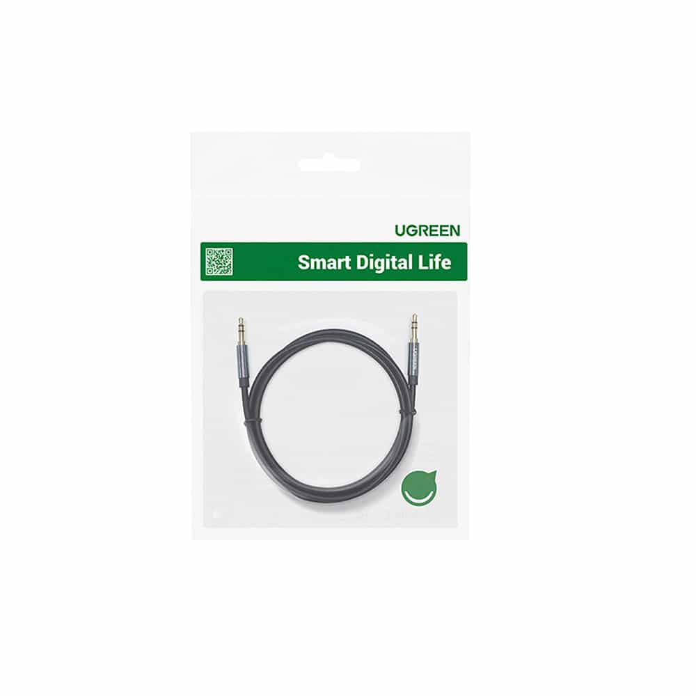 Ugreen angled AUX cable 2 x mini jack 3.5 mm 1m Μπλέ (AV112) - Image 5