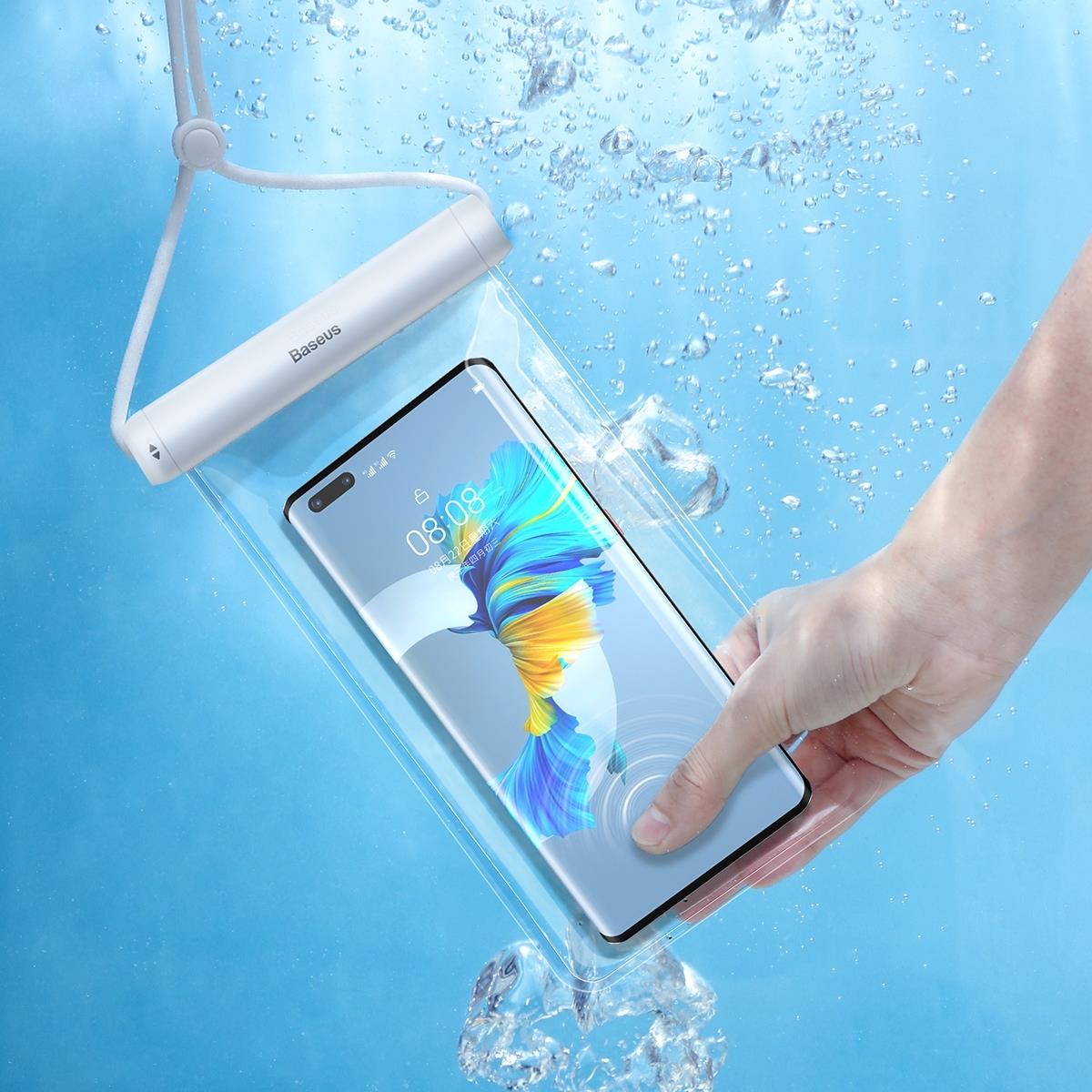 Baseus waterproof case for phone Slide-cover Λευκό (FMYT000002) - Image 8