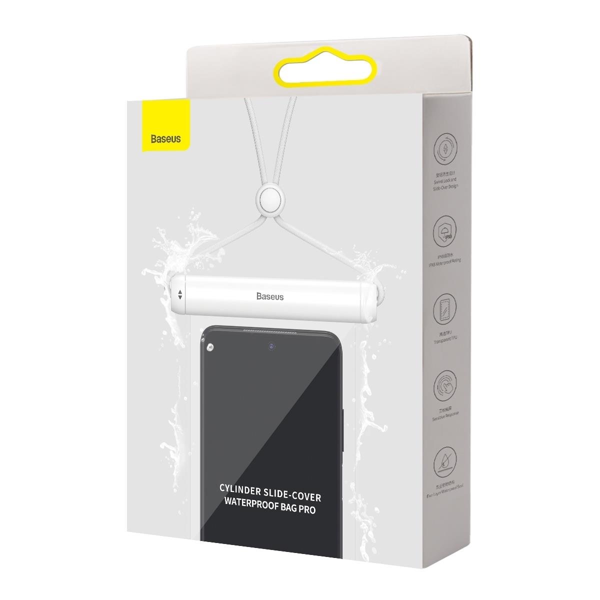 Baseus waterproof case for phone Slide-cover Λευκό (FMYT000002) - Image 5