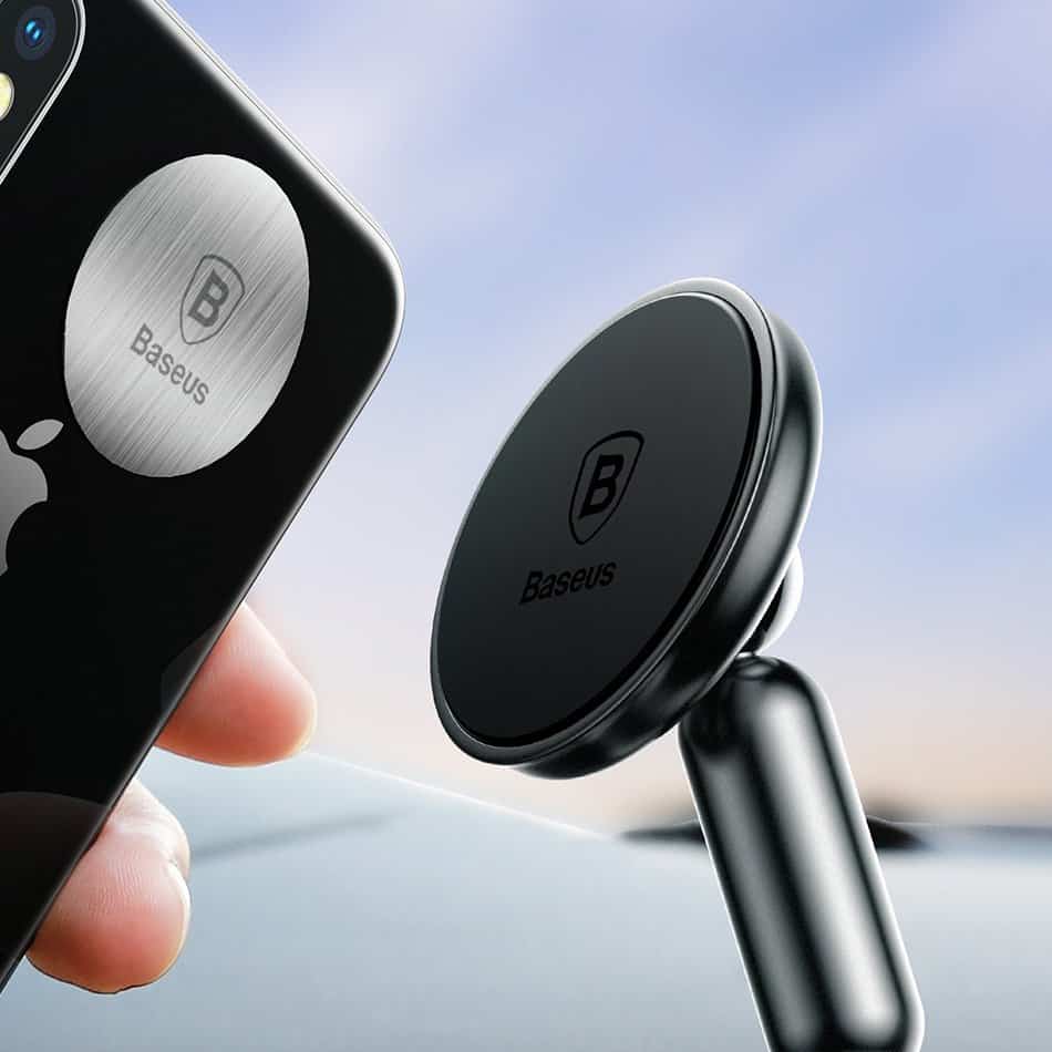 Baseus Bullet An On-board Magnetic Dashboard Car Holder Μαύρο (SUYZD-01) - Image 9